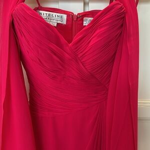Niteline gorgeous hot pink dress and sash. Excellent condition, worn once.